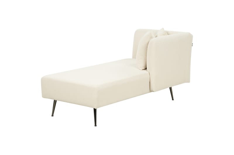 Toyoko Schäslong 156 cm Vänster - Svart/Vit - Möbler - Stolar & fåtöljer - Fåtölj - Schäslongfåtölj & divanfåtölj