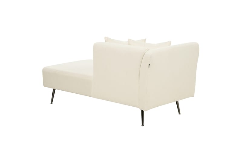 Toyoko Schäslong 156 cm Vänster - Svart/Vit - Möbler - Stolar & fåtöljer - Fåtölj - Schäslongfåtölj & divanfåtölj