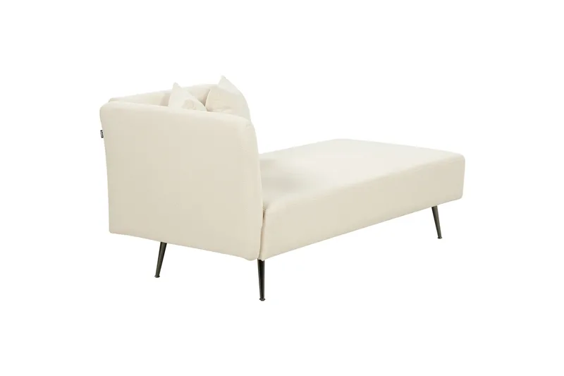 Toyoko Schäslong 156 cm Vänster - Svart/Vit - Möbler - Stolar & fåtöljer - Fåtölj - Schäslongfåtölj & divanfåtölj