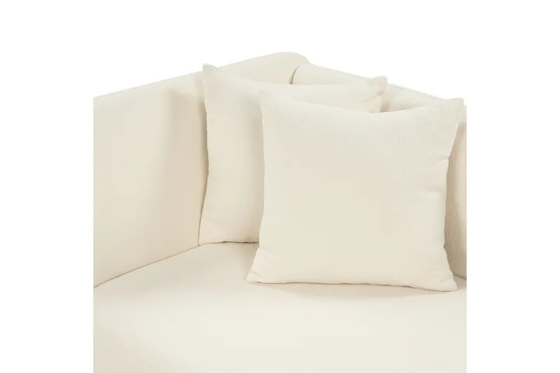 Toyoko Schäslong 156 cm Vänster - Svart/Vit - Möbler - Stolar & fåtöljer - Fåtölj - Schäslongfåtölj & divanfåtölj