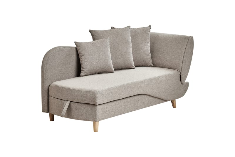 Trehan Schäslong 157 cm Höger - Brun - Möbler - Stolar & fåtöljer - Fåtölj - Schäslongfåtölj & divanfåtölj