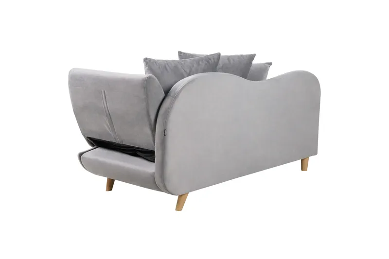 Trehan Schäslong 157 cm Höger - Grå - Möbler - Stolar & fåtöljer - Fåtölj - Schäslongfåtölj & divanfåtölj