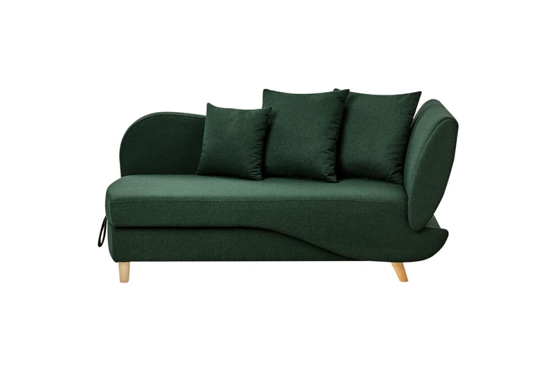 Trehan Schäslong 157 cm Höger - Grön - Möbler - Stolar & fåtöljer - Fåtölj - Schäslongfåtölj & divanfåtölj