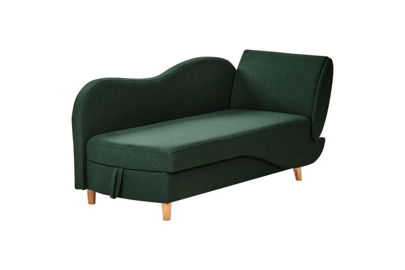 Trehan Schäslong 157 cm Höger - Grön - Möbler - Stolar & fåtöljer - Fåtölj - Schäslongfåtölj & divanfåtölj