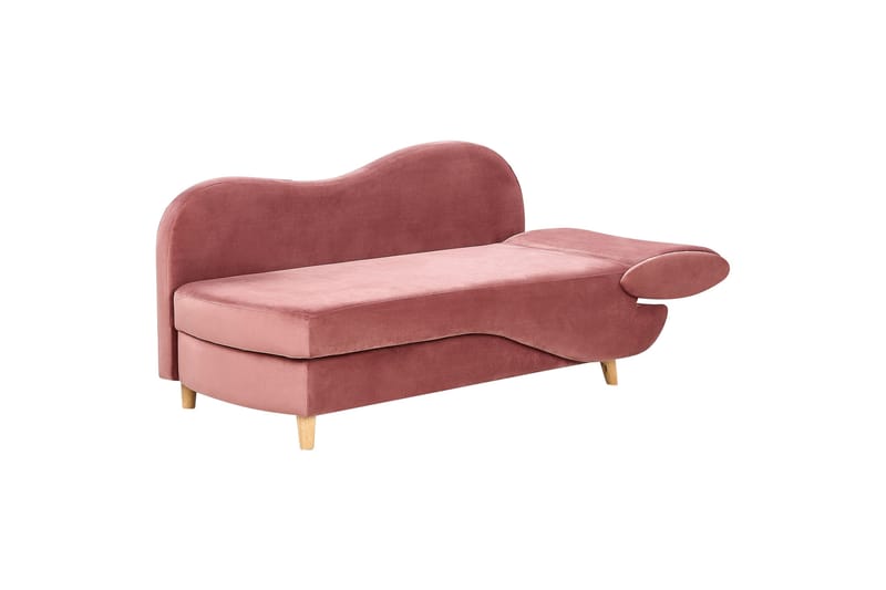 Trehan Schäslong 157 cm Höger - Rosa - Möbler - Stolar & fåtöljer - Fåtölj - Schäslongfåtölj & divanfåtölj
