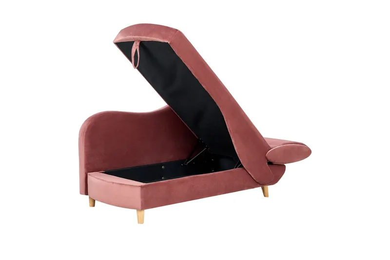 Trehan Schäslong 157 cm Höger - Rosa - Möbler - Stolar & fåtöljer - Fåtölj - Schäslongfåtölj & divanfåtölj