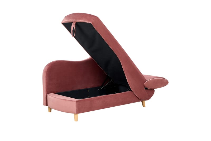 Trehan Schäslong 157 cm Höger - Rosa - Möbler - Stolar & fåtöljer - Fåtölj - Schäslongfåtölj & divanfåtölj