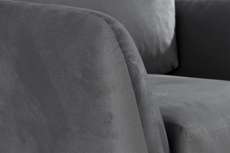 Trend Fåtölj - Ljusgrå Sammet - Möbler - Stolar & fåtöljer - Fåtölj