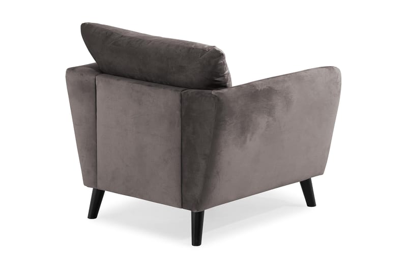 Trend Fåtölj - Mörkgrå Sammet - Möbler - Stolar & fåtöljer - Fåtölj