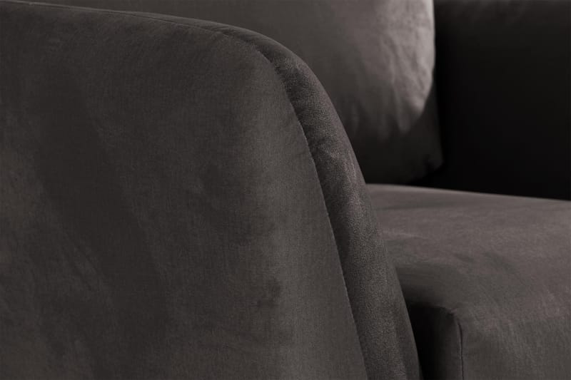 Trend Fåtölj - Mörkgrå Sammet - Möbler - Stolar & fåtöljer - Fåtölj