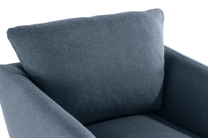 Trend Fåtölj med Fotpall - Blå - Möbler - Stolar & fåtöljer - Fåtölj