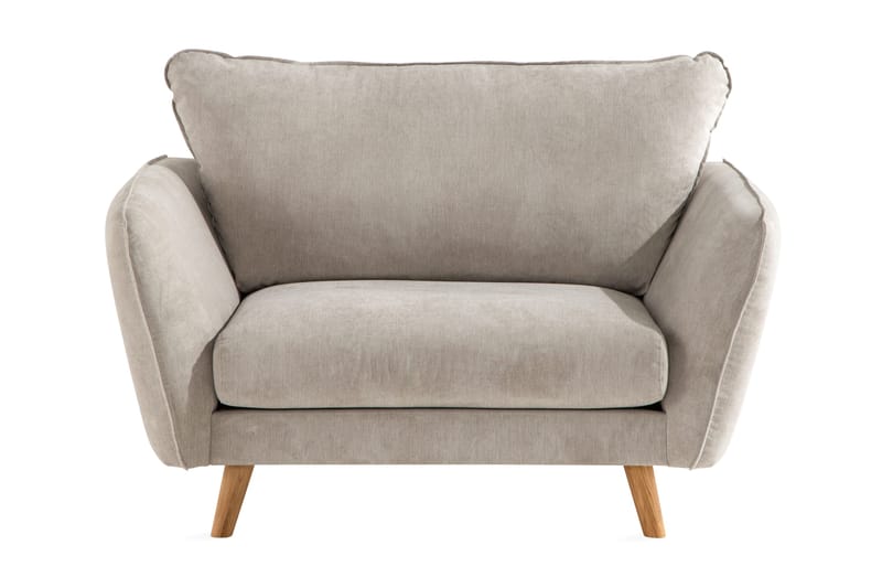 Trend Lyx Fåtölj - Beige/Ek - Möbler - Stolar & fåtöljer - Fåtölj