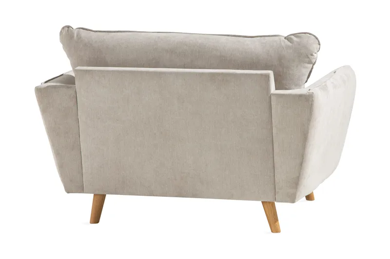 Trend Lyx Fåtölj - Beige/Ek - Möbler - Stolar & fåtöljer - Fåtölj