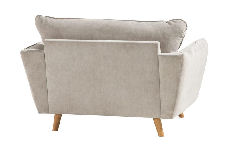 Trend Lyx Fåtölj - Beige/Ek - Möbler - Stolar & fåtöljer - Fåtölj