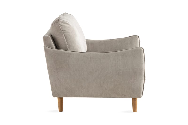 Trend Lyx Fåtölj - Beige/Ek - Möbler - Stolar & fåtöljer - Fåtölj
