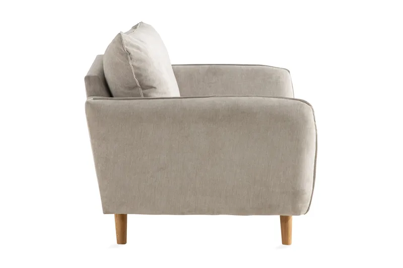 Trend Lyx Fåtölj - Beige/Ek - Möbler - Stolar & fåtöljer - Fåtölj