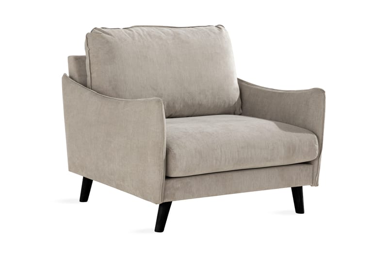 Trend Lyx Fåtölj - Beige/Svart - Möbler - Stolar & fåtöljer - Fåtölj