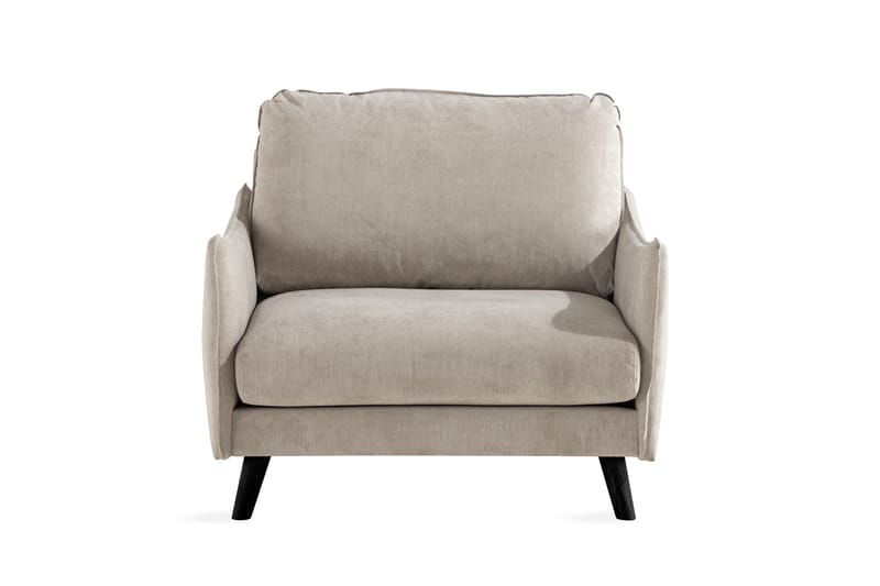 Trend Lyx Fåtölj - Beige/Svart - Möbler - Stolar & fåtöljer - Fåtölj