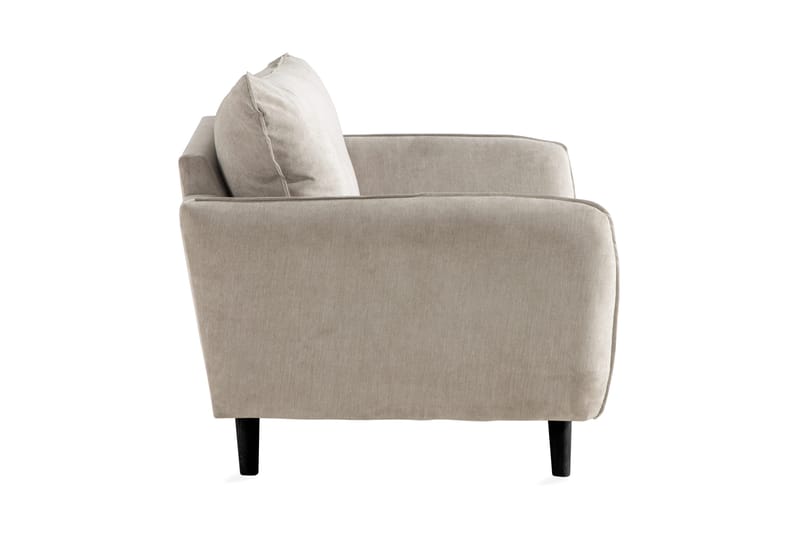 Trend Lyx Fåtölj - Beige/Svart - Möbler - Stolar & fåtöljer - Fåtölj
