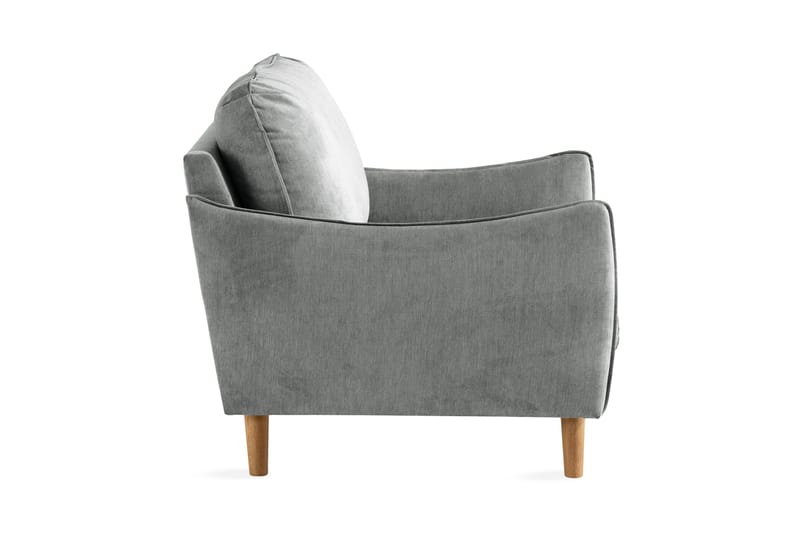 Trend Lyx Fåtölj - Grå/Ek - Möbler - Stolar & fåtöljer - Fåtölj