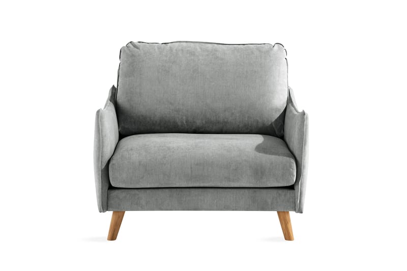 Trend Lyx Fåtölj - Grå/Ek - Möbler - Stolar & fåtöljer - Fåtölj