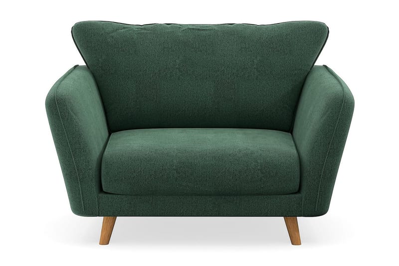 Trend Lyx Fåtölj - Grön Sammet - Möbler - Stolar & fåtöljer - Fåtölj