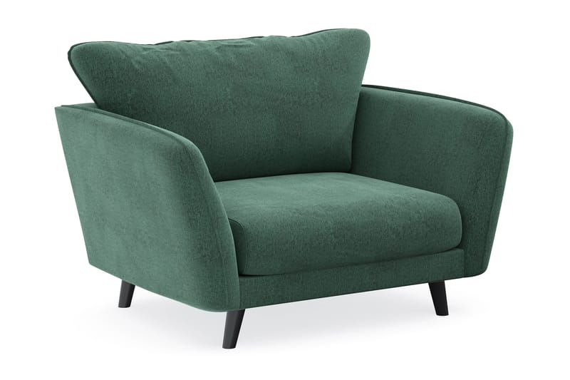 Trend Lyx Fåtölj - Grön Sammet - Möbler - Stolar & fåtöljer - Fåtölj