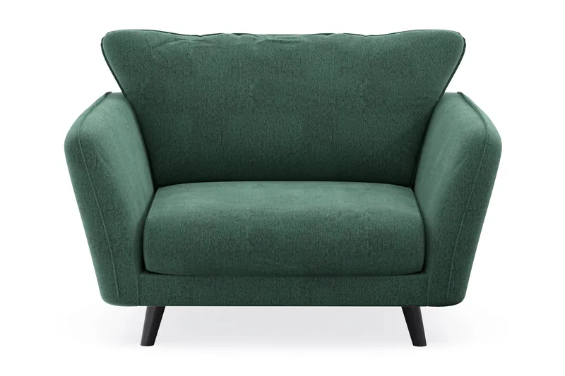 Trend Lyx Fåtölj, Grön Sammet