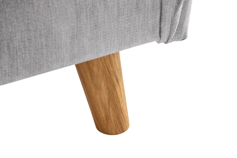 Trend Lyx Fåtölj - Ljusgrå/Ek - Möbler - Stolar & fåtöljer - Fåtölj