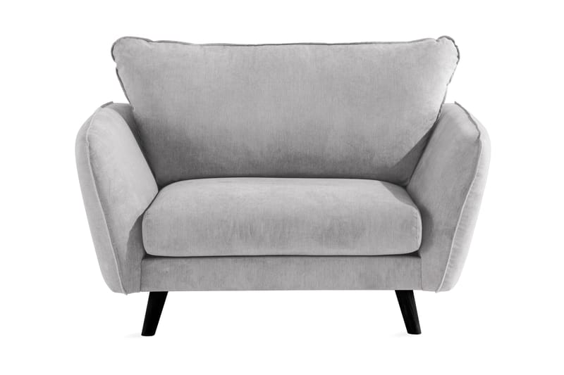Trend Lyx Fåtölj - Ljusgrå/Svart - Möbler - Stolar & fåtöljer - Fåtölj