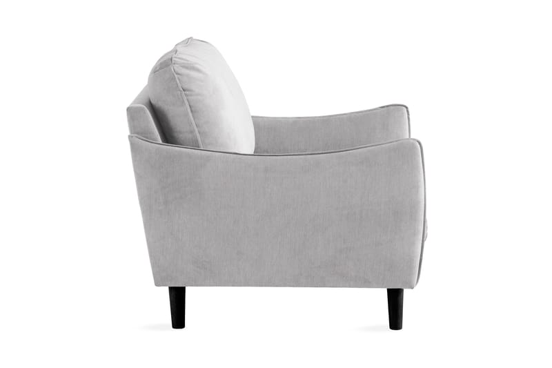 Trend Lyx Fåtölj - Ljusgrå/Svart - Möbler - Stolar & fåtöljer - Fåtölj