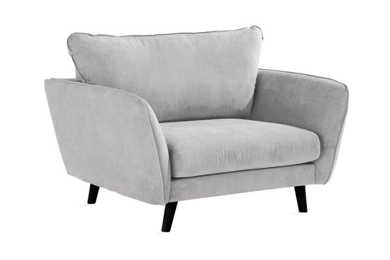 Trend Lyx Fåtölj - Ljusgrå/Svart - Möbler - Stolar & fåtöljer - Fåtölj