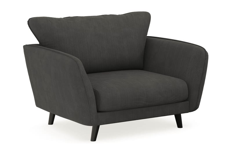 Trend Lyx Fåtölj - Mörkgrå Manchester - Möbler - Stolar & fåtöljer - Fåtölj