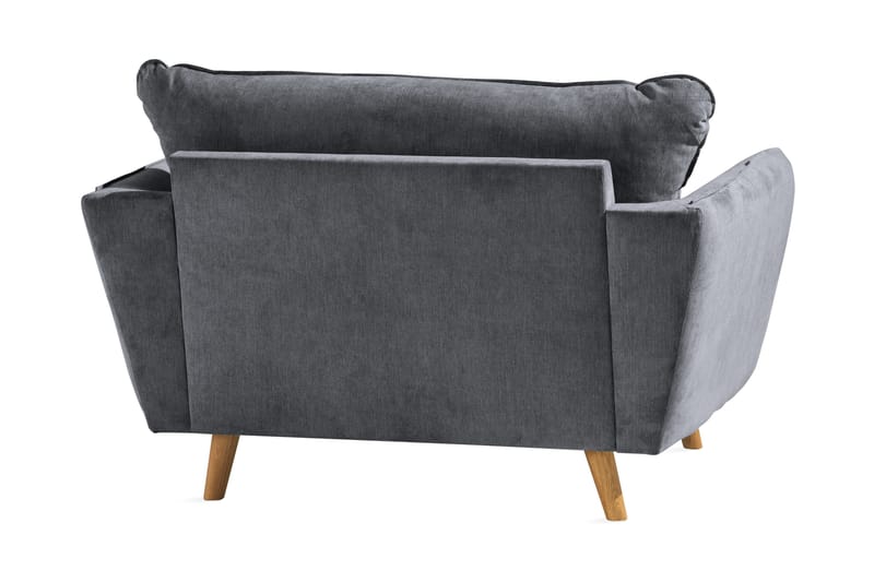 Trend Lyx Fåtölj - Mörkgrå/Ek - Möbler - Stolar & fåtöljer - Fåtölj