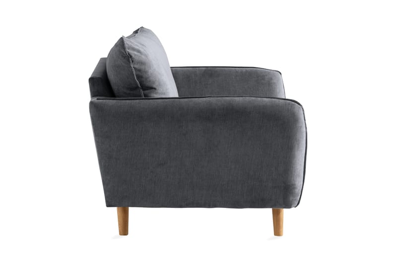 Trend Lyx Fåtölj - Mörkgrå/Ek - Möbler - Stolar & fåtöljer - Fåtölj