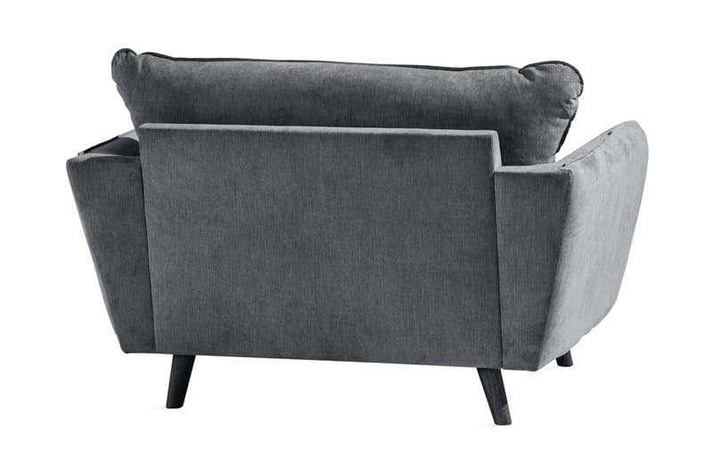 Trend Lyx Fåtölj - Mörkgrå/Svart - Möbler - Stolar & fåtöljer - Fåtölj