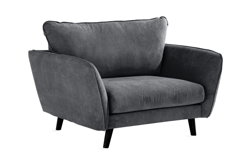 Trend Lyx Fåtölj - Mörkgrå/Svart - Möbler - Stolar & fåtöljer - Fåtölj