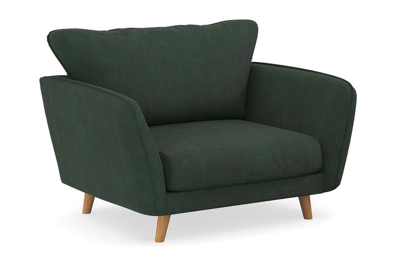 Trend Lyx Fåtölj - Mörkgrön Manchester - Möbler - Stolar & fåtöljer - Fåtölj