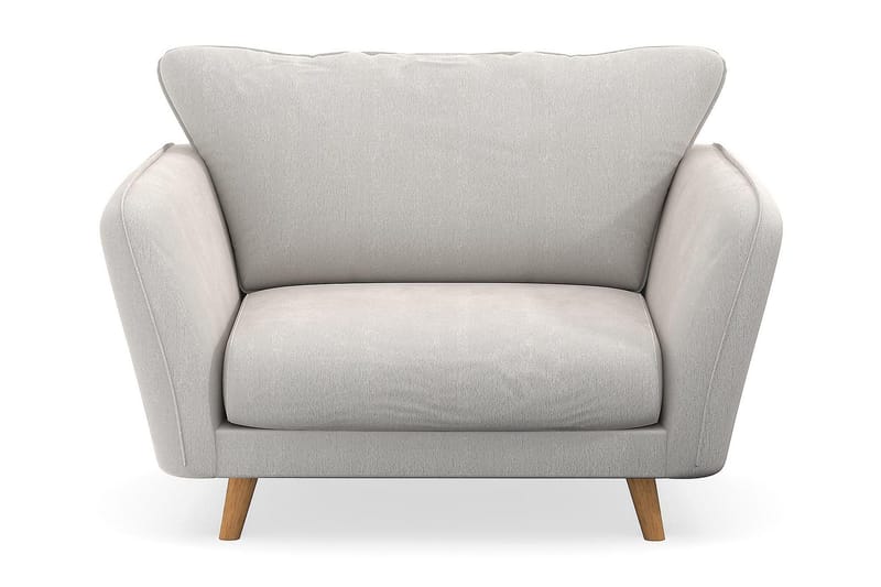 Trend Lyx Fåtölj - Vit Sammet - Möbler - Stolar & fåtöljer - Fåtölj