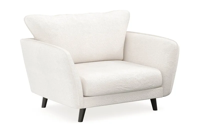 Trend Lyx Fåtölj - Vit|Bouclé - Möbler - Stolar & fåtöljer - Fåtölj
