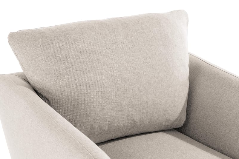 Trend Soffgrupp Fåtölj med Fotpall - Beige - Möbler - Stolar & fåtöljer - Fåtölj