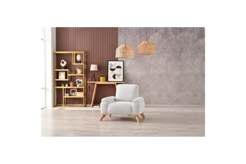 Tylra Fåtölj, Grå/Kaffe