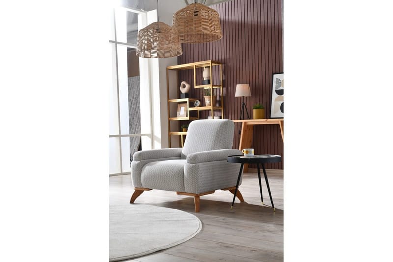 Tylra Fåtölj - Grå/Kaffe - Möbler - Stolar & fåtöljer - Fåtölj