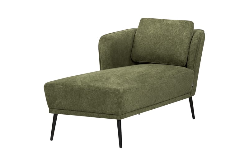 Uklund Schäslong 148 cm Höger - Svart/Grön - Möbler - Stolar & fåtöljer - Fåtölj - Schäslongfåtölj & divanfåtölj