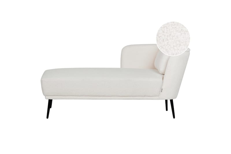 Uklund Schäslong 148 cm Höger - Svart/Vit - Möbler - Stolar & fåtöljer - Fåtölj - Schäslongfåtölj & divanfåtölj