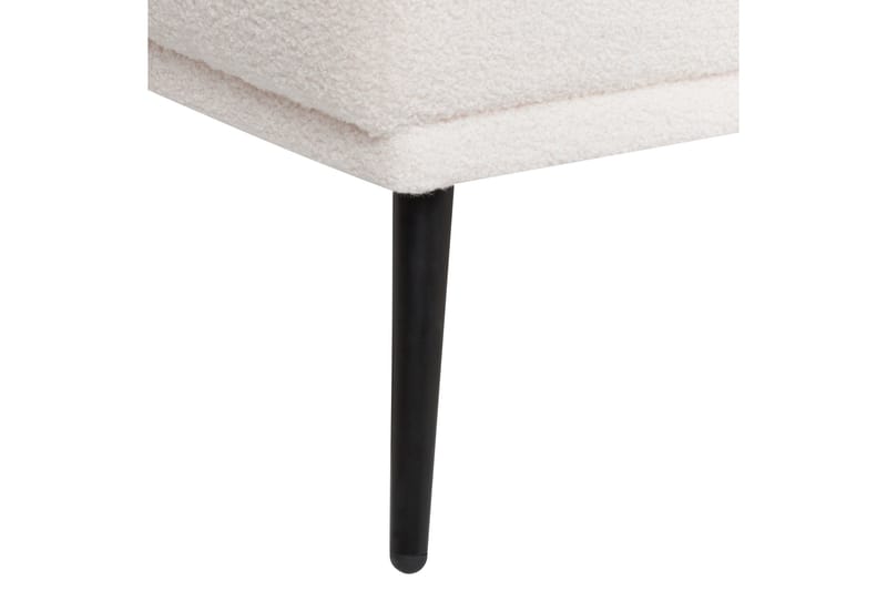 Uklund Schäslong 148 cm Höger - Svart/Vit - Möbler - Stolar & fåtöljer - Fåtölj - Schäslongfåtölj & divanfåtölj