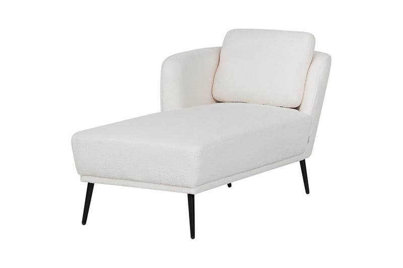 Uklund Schäslong 148 cm Höger - Svart/Vit - Möbler - Stolar & fåtöljer - Fåtölj - Schäslongfåtölj & divanfåtölj