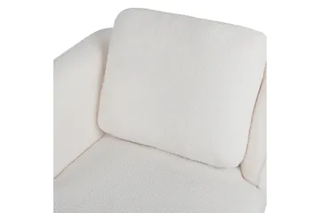 Uklund Schäslong 148 cm Höger - Svart/Vit - Möbler - Stolar & fåtöljer - Fåtölj - Schäslongfåtölj & divanfåtölj