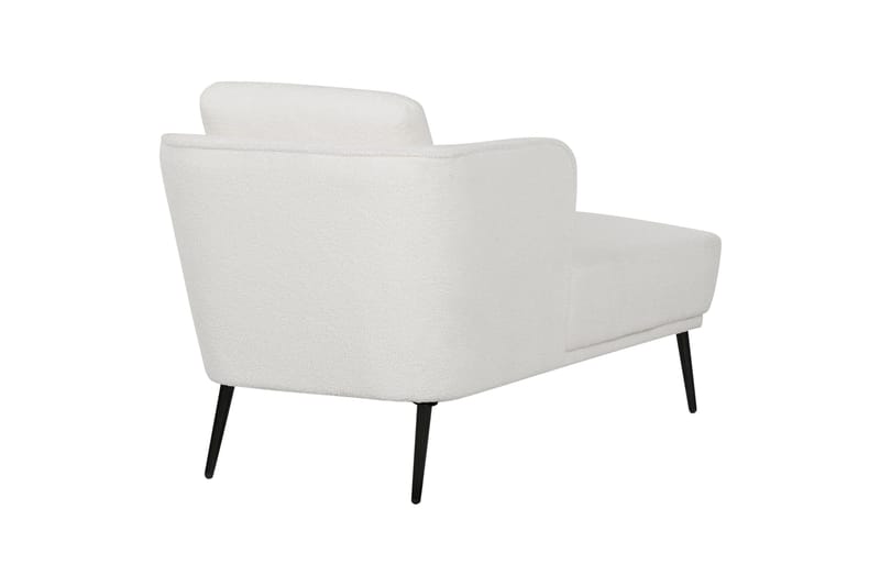 Uklund Schäslong 148 cm Höger - Svart/Vit - Möbler - Stolar & fåtöljer - Fåtölj - Schäslongfåtölj & divanfåtölj