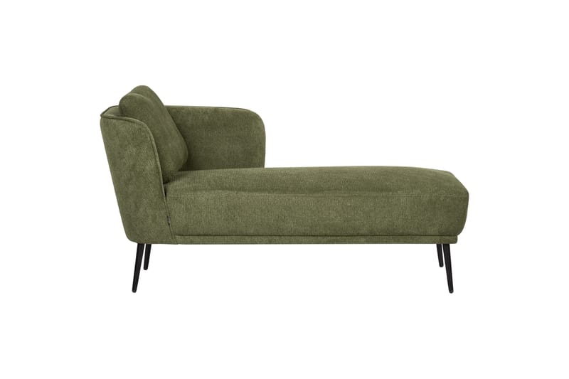 Uklund Schäslong 148 cm Vänster - Svart/Grön - Möbler - Stolar & fåtöljer - Fåtölj - Schäslongfåtölj & divanfåtölj